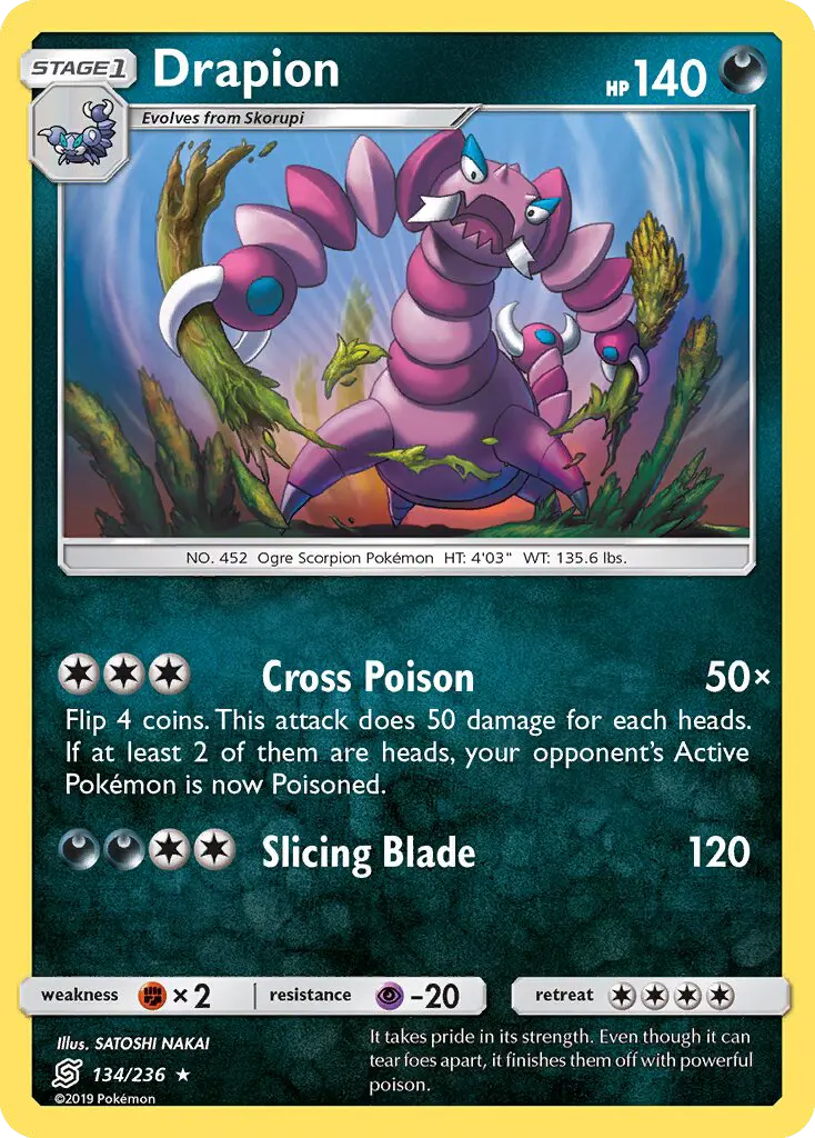 Drapion, Pokémon card