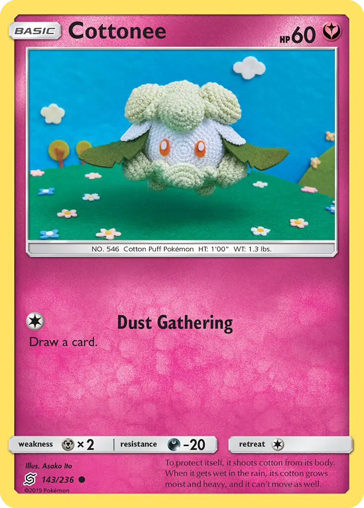 Cottonee, Pokémon card