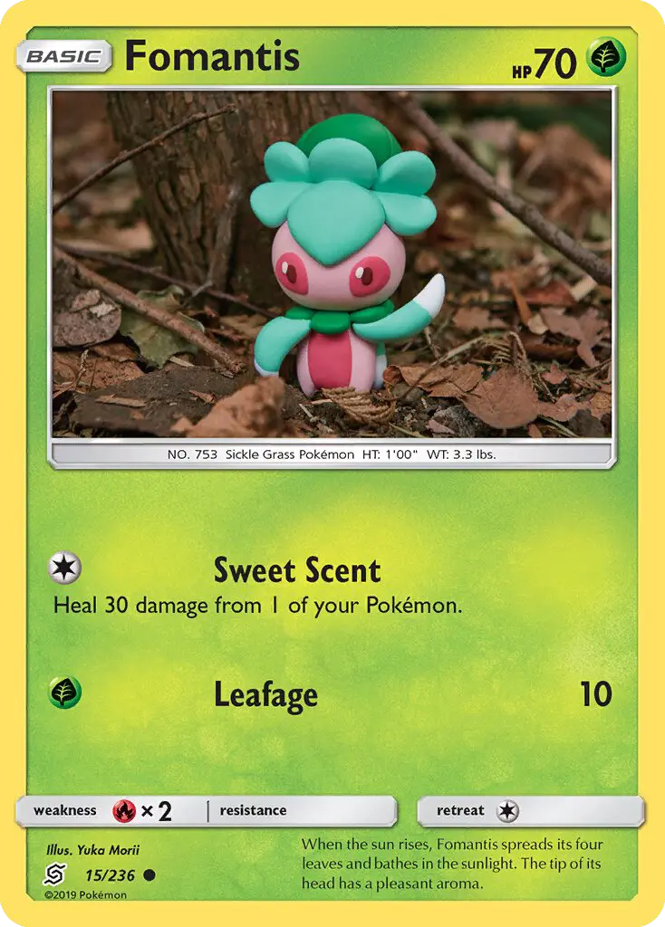 Fomantis, Pokémon card