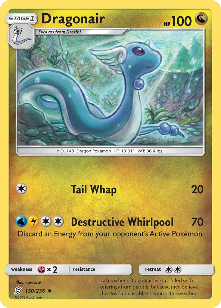 Dragonair, Pokémon card