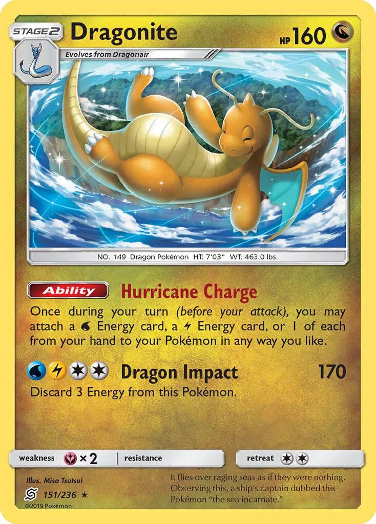 Dragonite, Pokémon card