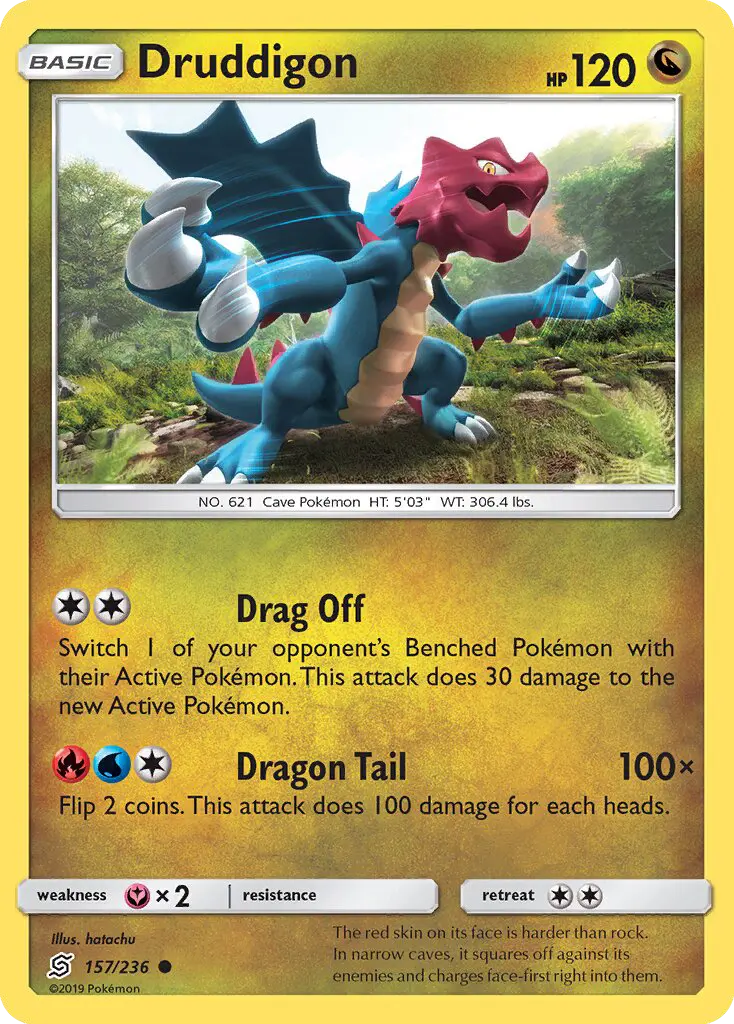 Druddigon, Pokémon card