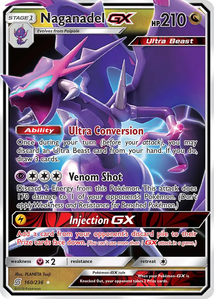 Naganadel GX, Pokémon card