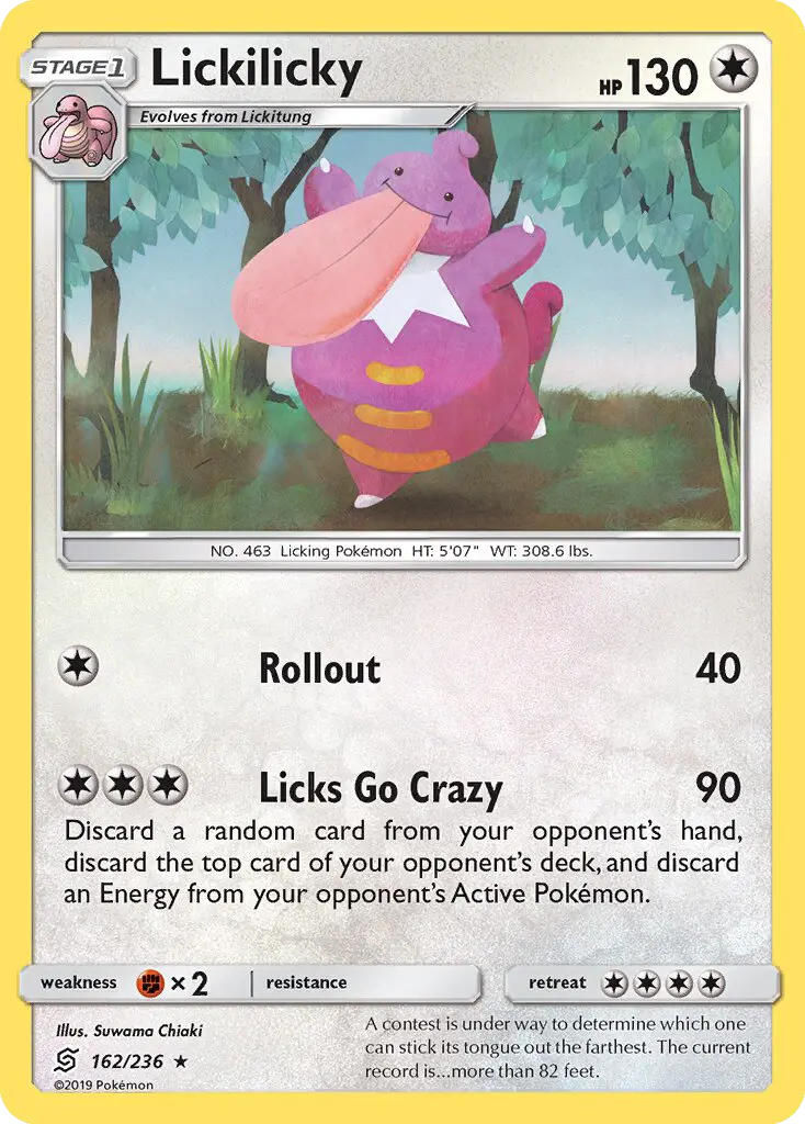 Lickilicky, Pokémon card