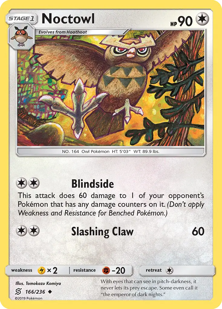 Noctowl, Pokémon card