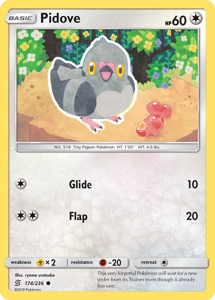 Pidove, Pokémon card