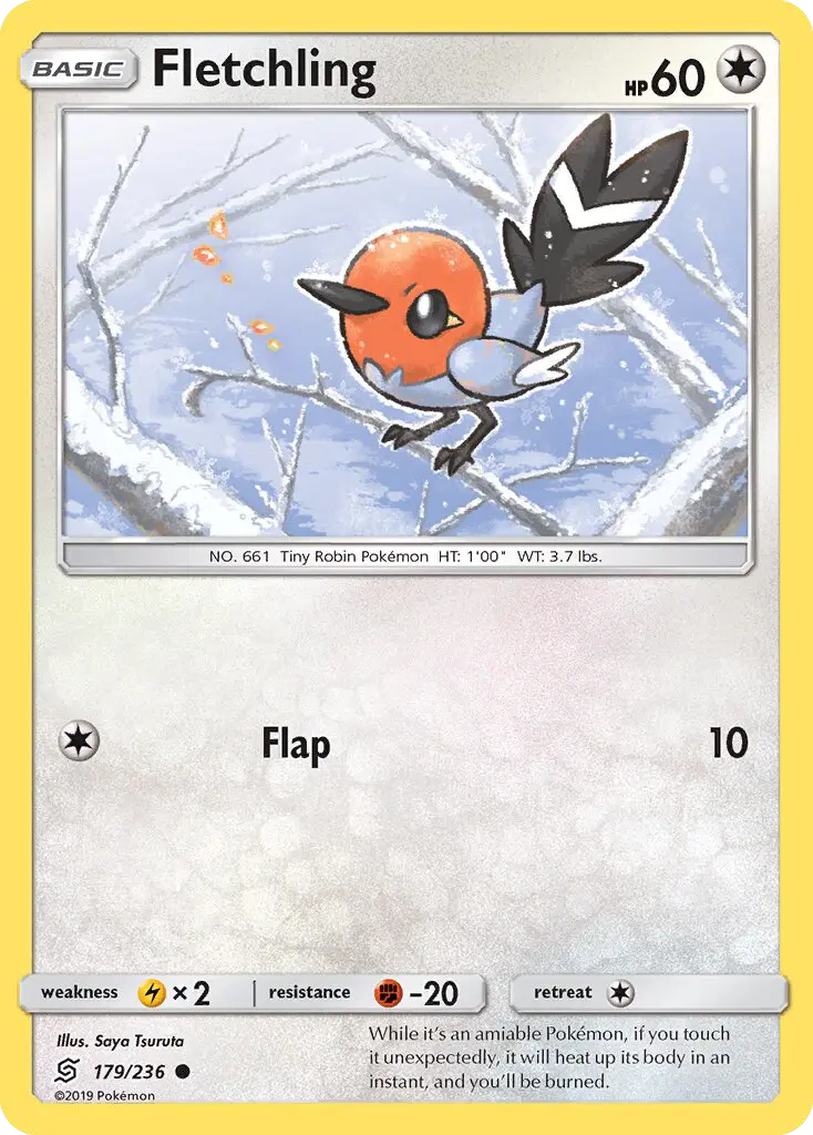 Fletchling, Pokémon card