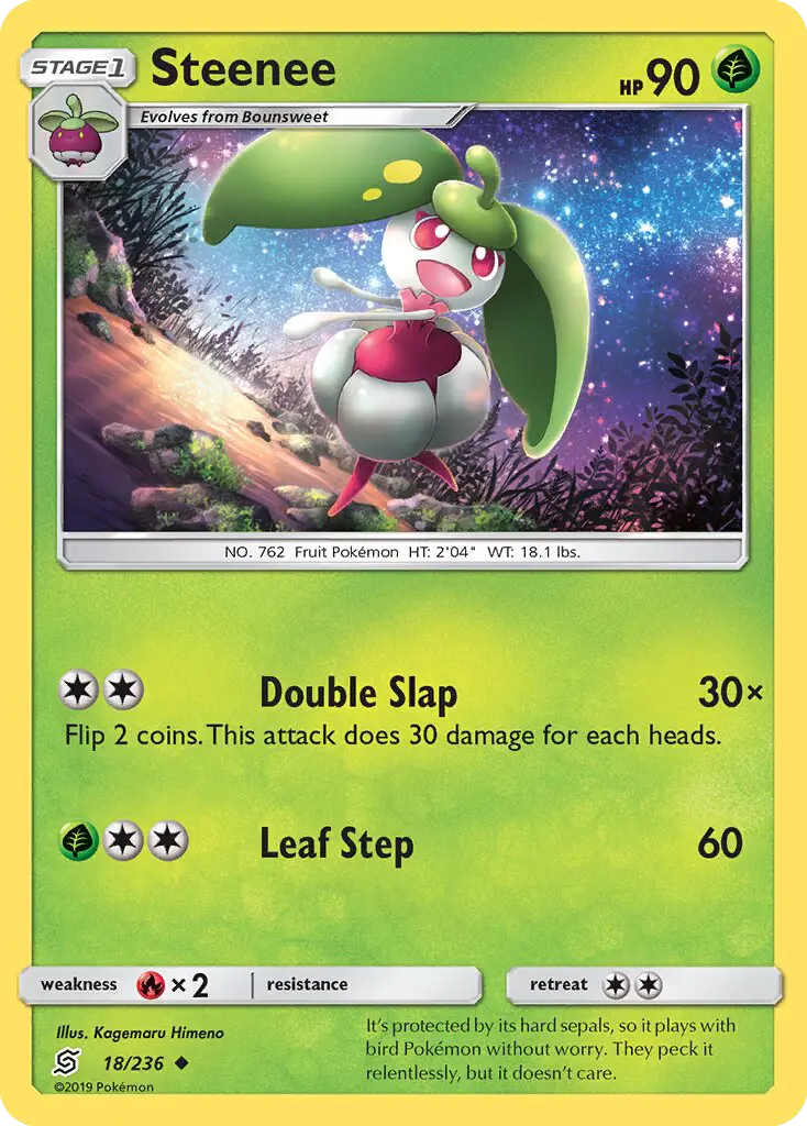 Steenee, Pokémon card