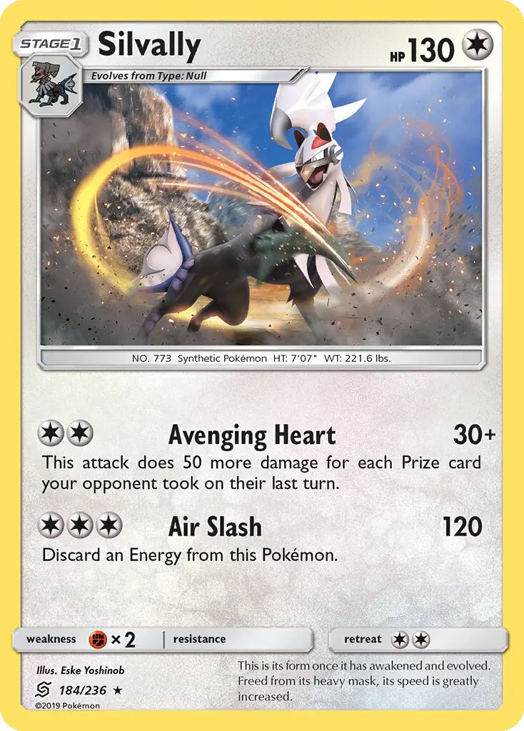 Silvally, Pokémon card