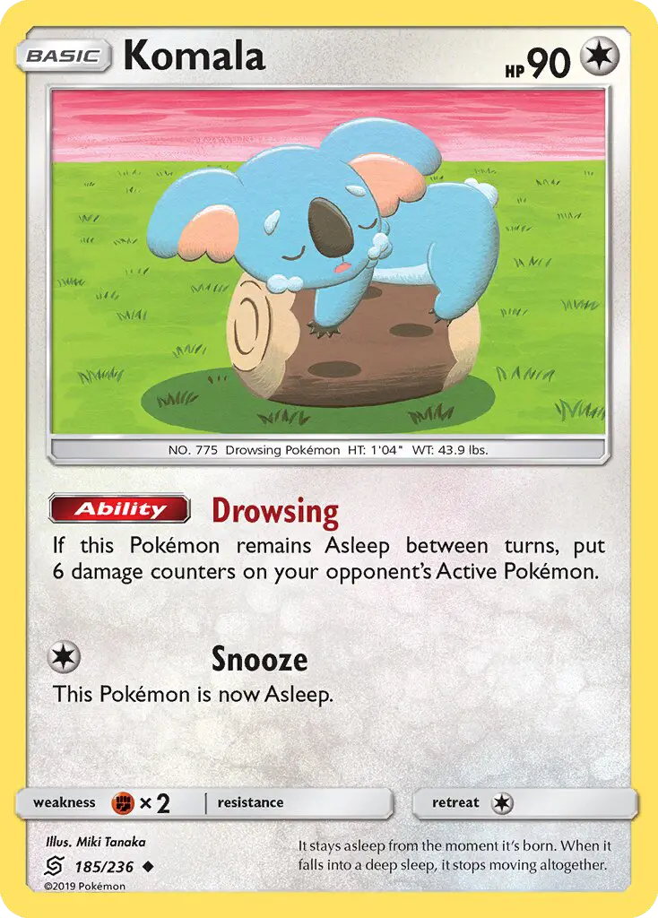 Komala, Pokémon card
