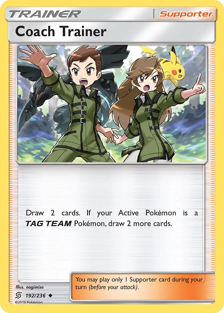 Coach Trainer, Pokémon card