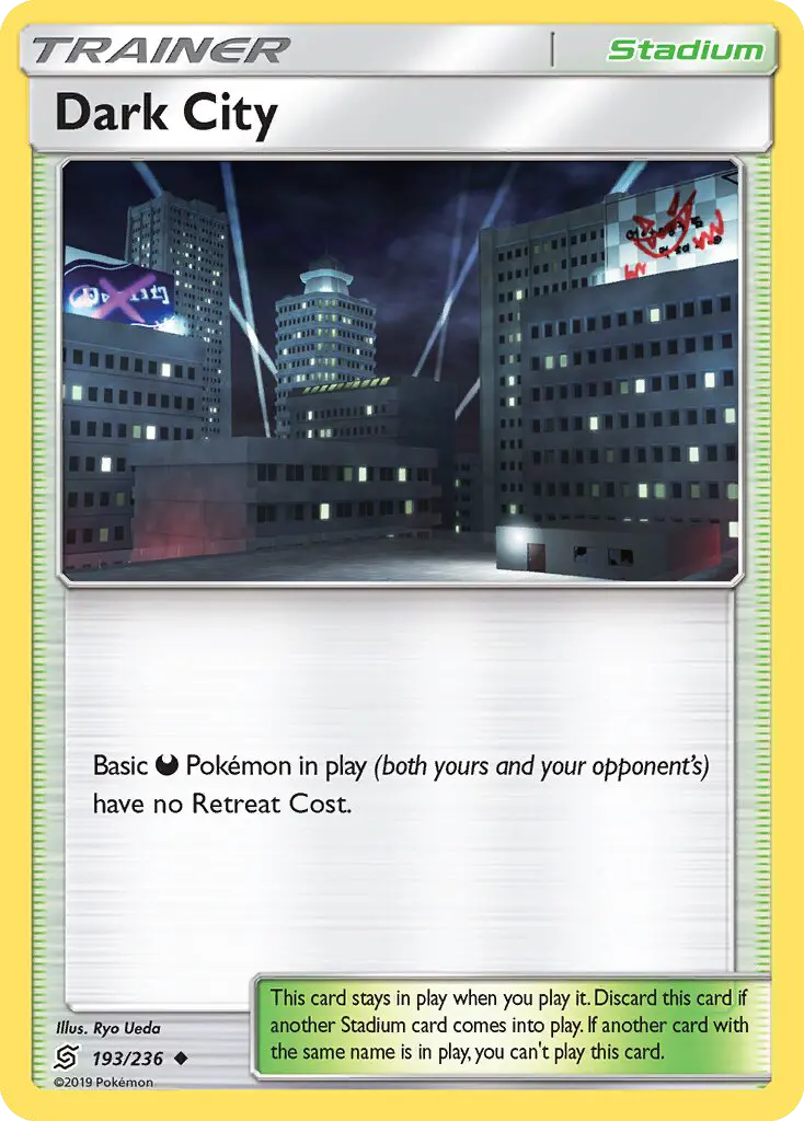 Dark City, Pokémon card