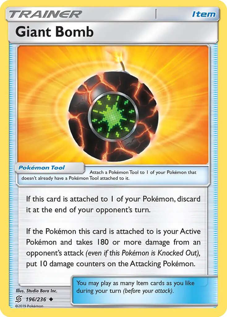 Giant Bomb, Pokémon card