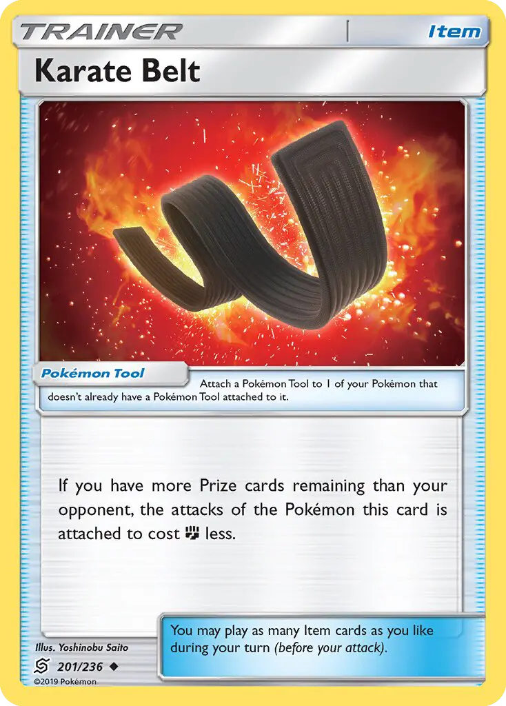 Karate Belt, Pokémon card