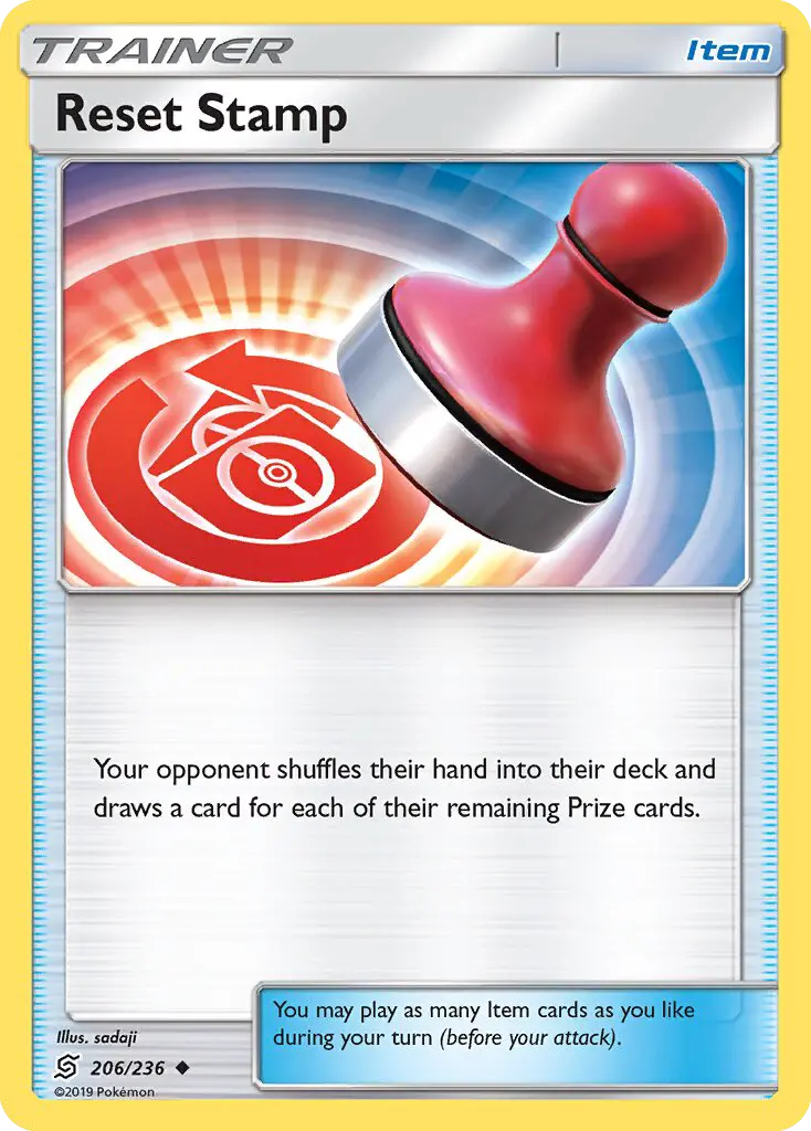 Reset Stamp, Pokémon card