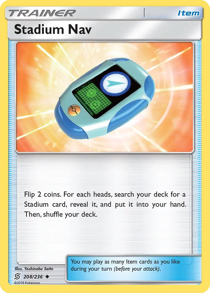 Stadium Nav, Pokémon card