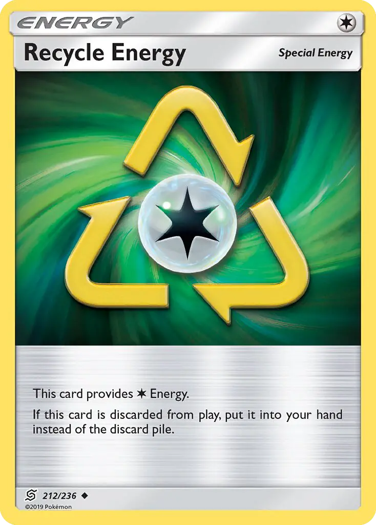 Recycle Energy, Pokémon card