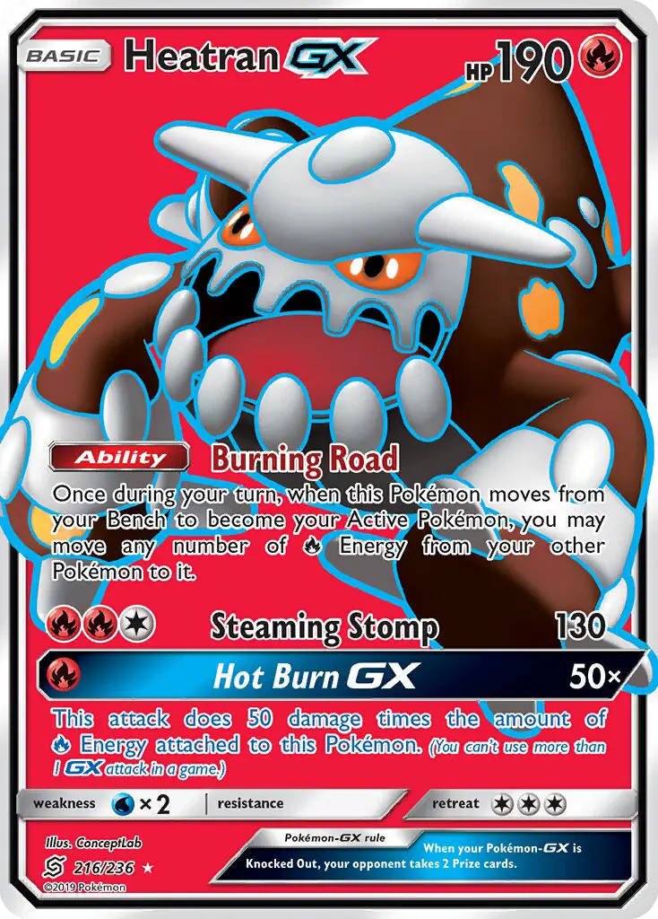 Heatran GX, Pokémon card
