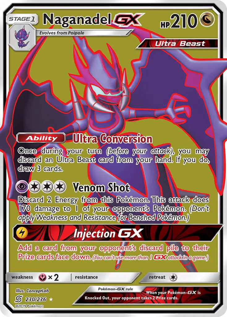 Naganadel GX, Pokémon card