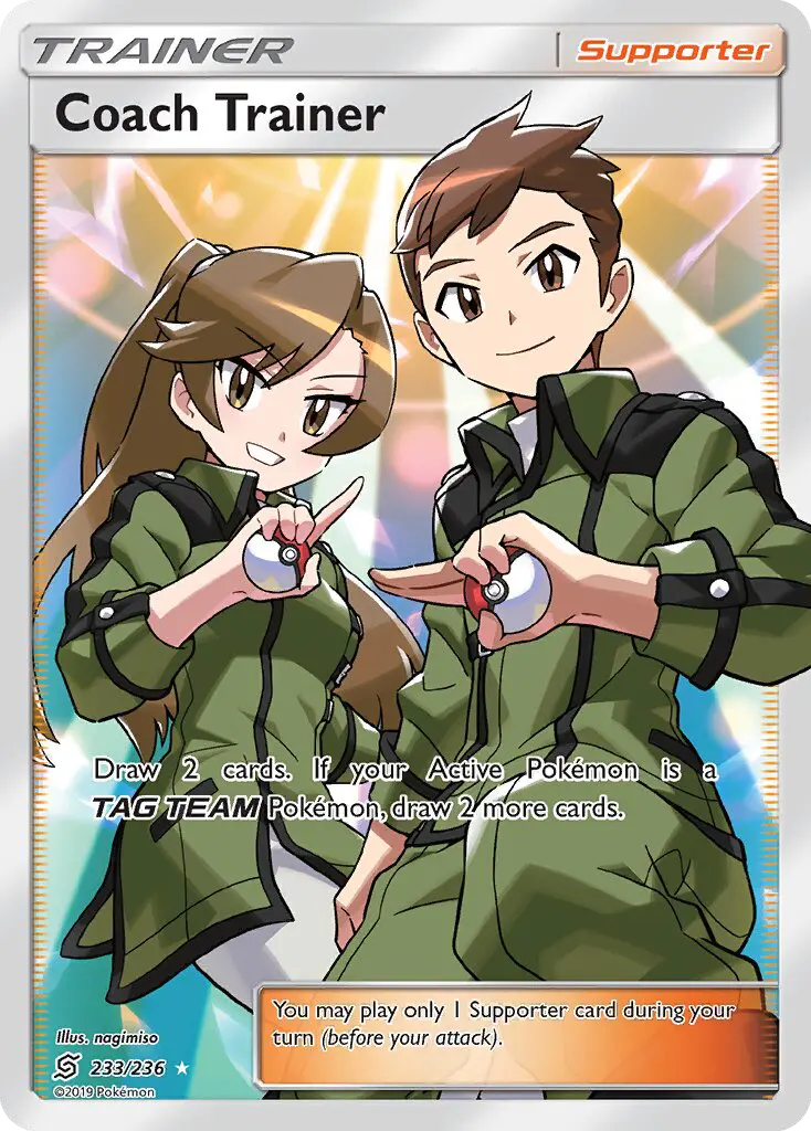Coach Trainer, Pokémon card