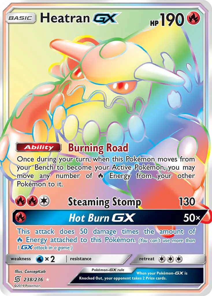 Heatran GX, Pokémon card