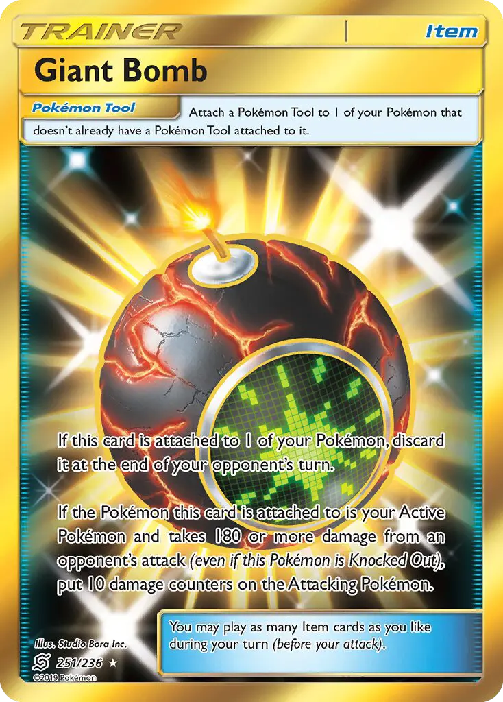 Giant Bomb, Pokémon card