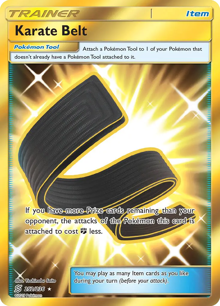 Karate Belt, Pokémon card