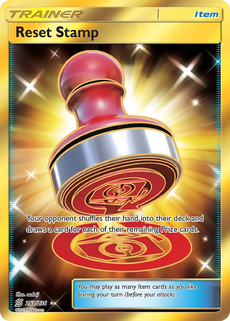 Reset Stamp, Pokémon card