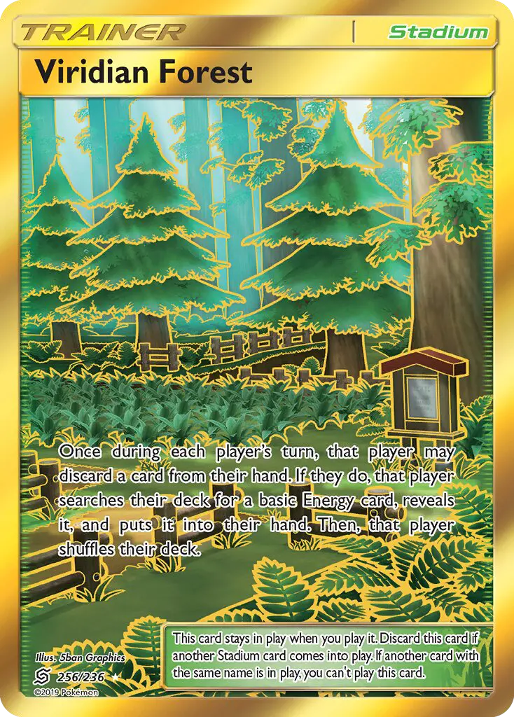 Viridian Forest, Pokémon card