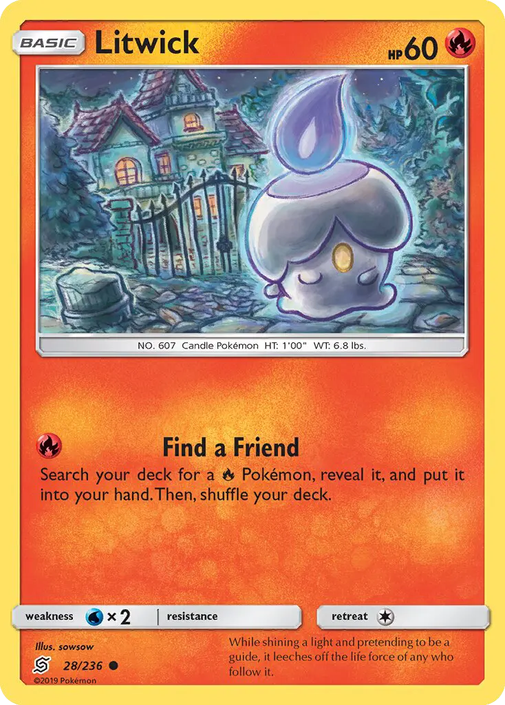 Litwick, Pokémon card