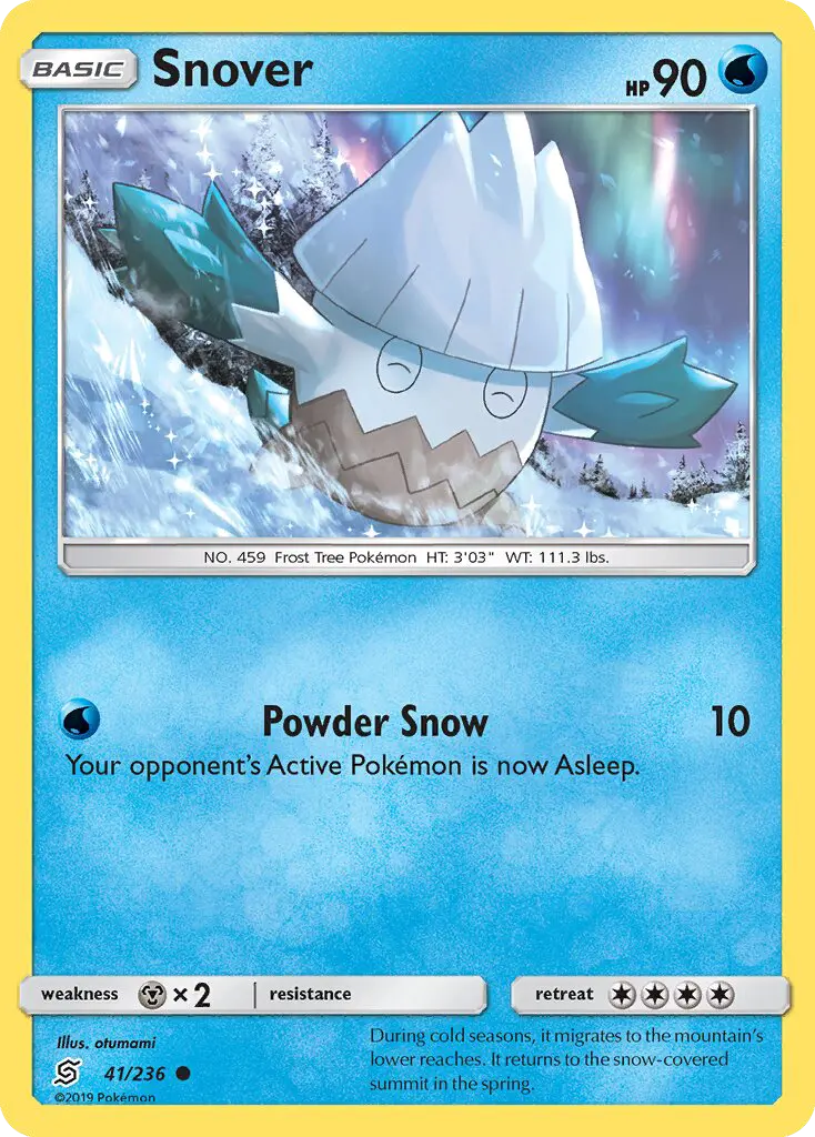 Snover, Pokémon card
