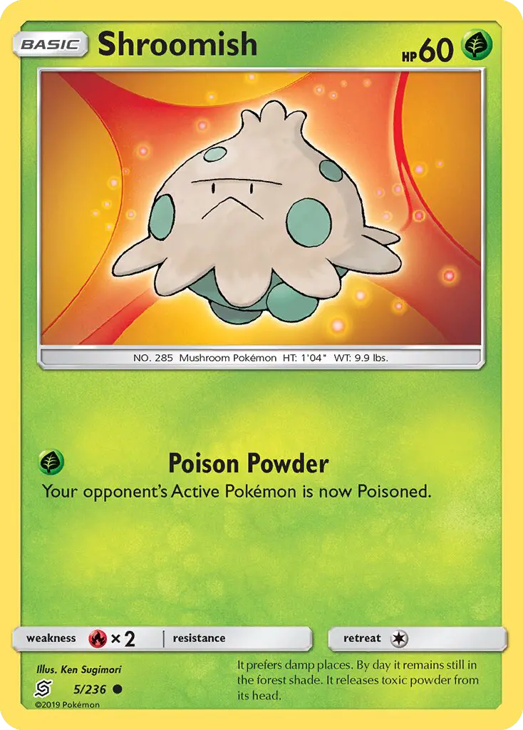 Shroomish, Pokémon card