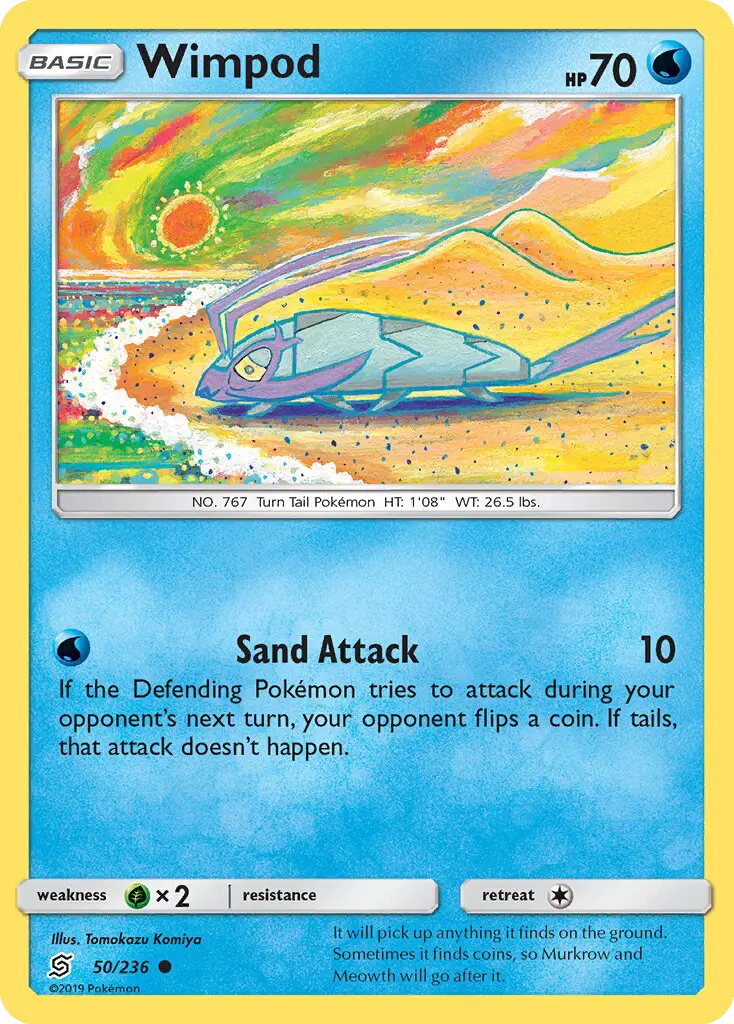 Wimpod, Pokémon card