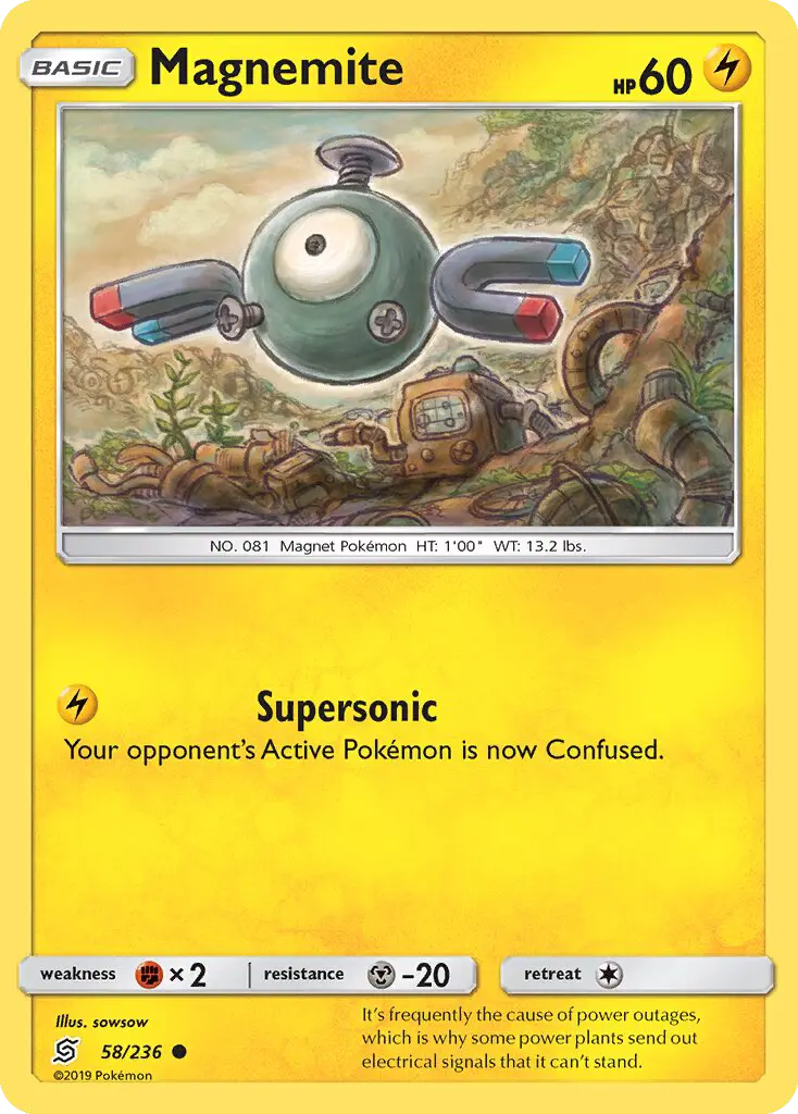 Magnemite, Pokémon card