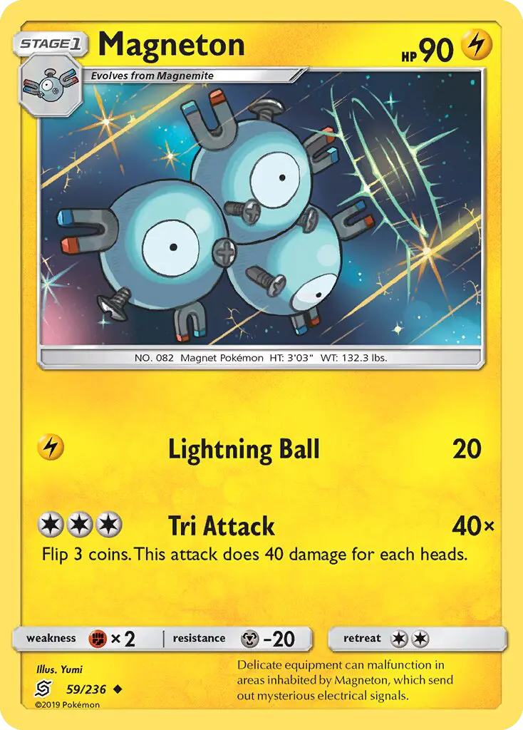 Magneton, Pokémon card