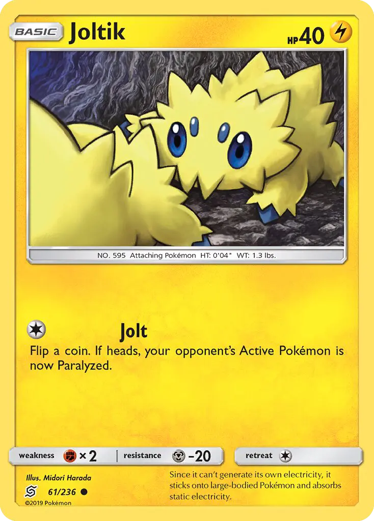 Joltik, Pokémon card