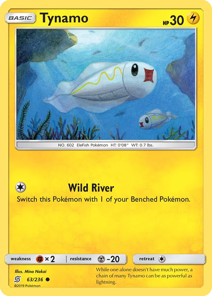 Tynamo, Pokémon card