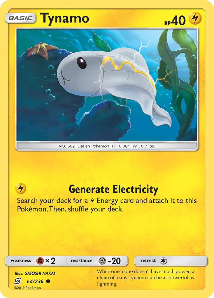 Tynamo, Pokémon card