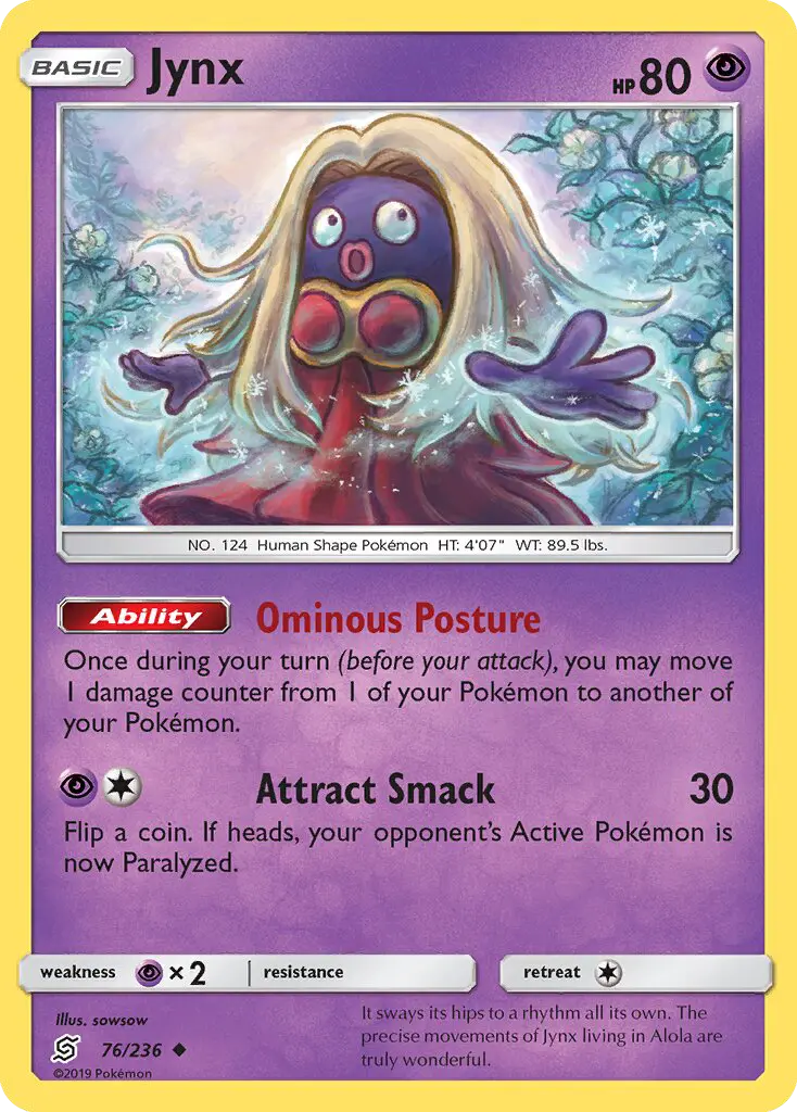Jynx, Pokémon card