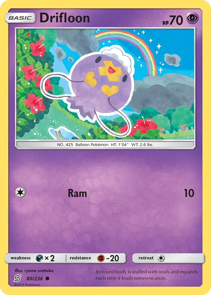 Drifloon, Pokémon card