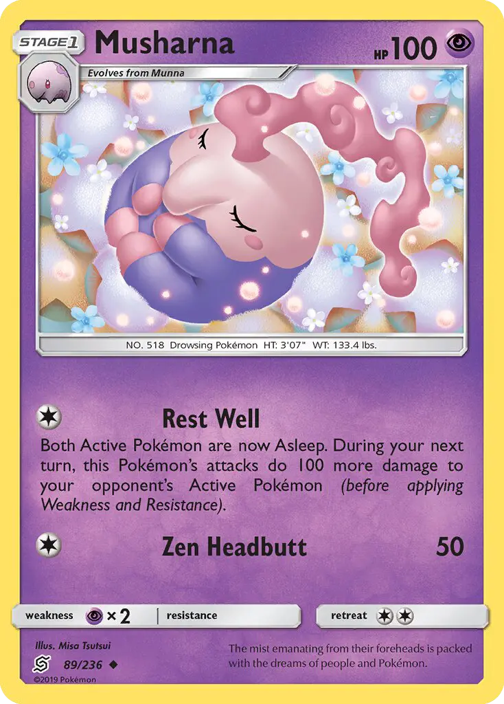 Musharna, Pokémon card