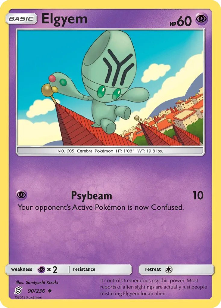 Elgyem, Pokémon card