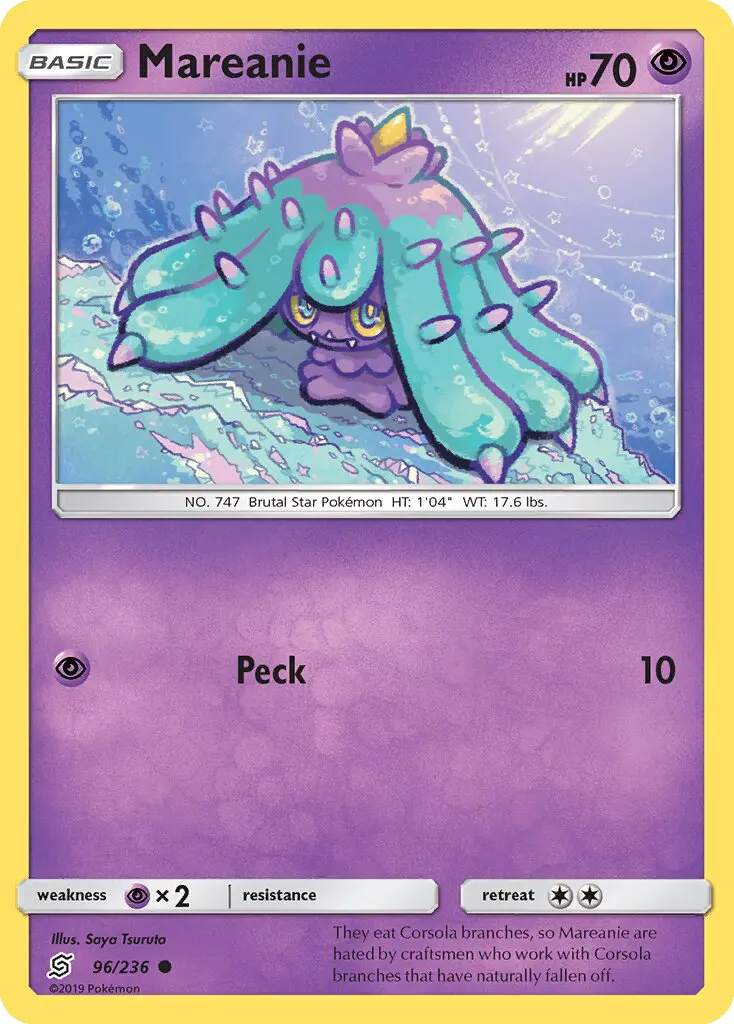 Mareanie, Pokémon card
