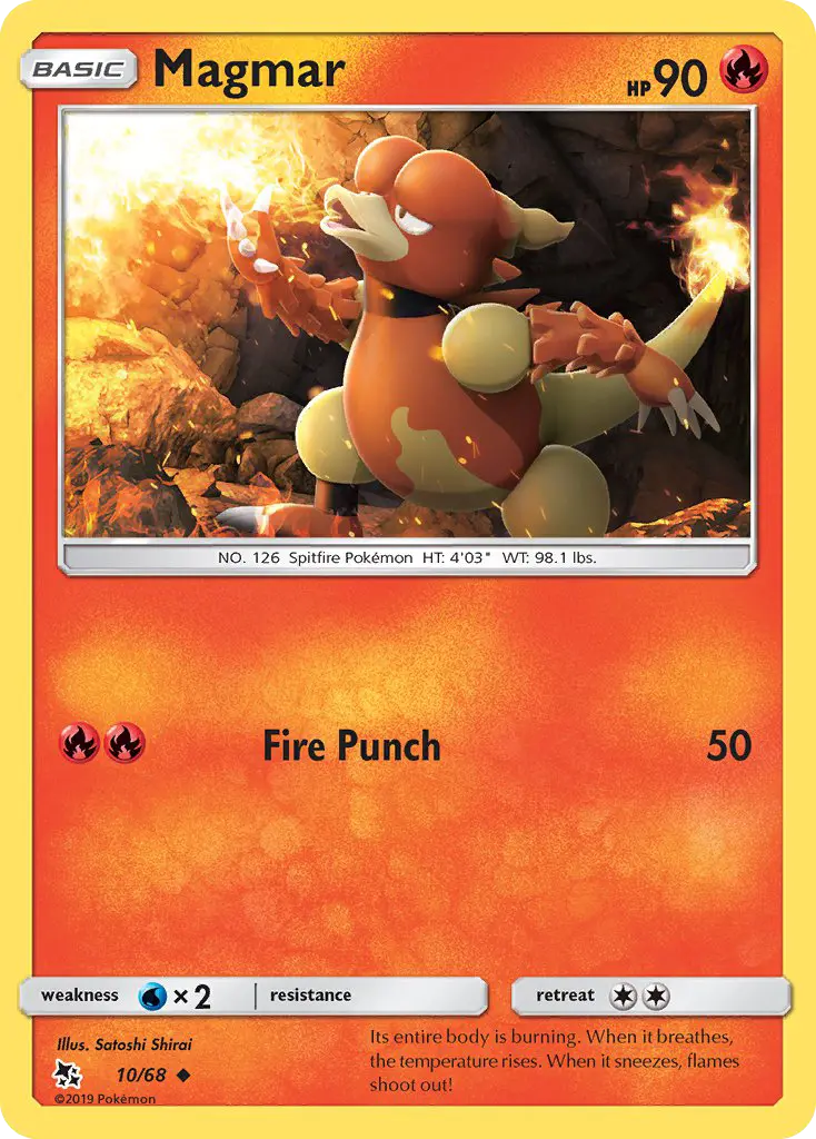 Magmar, Pokémon card