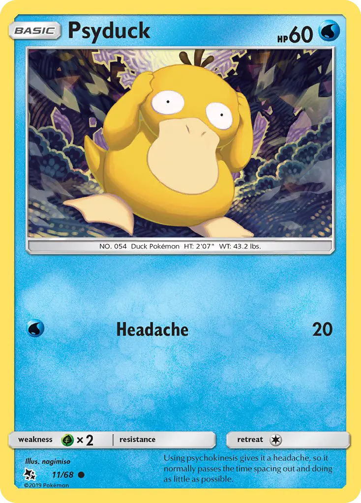 Psyduck, Pokémon card