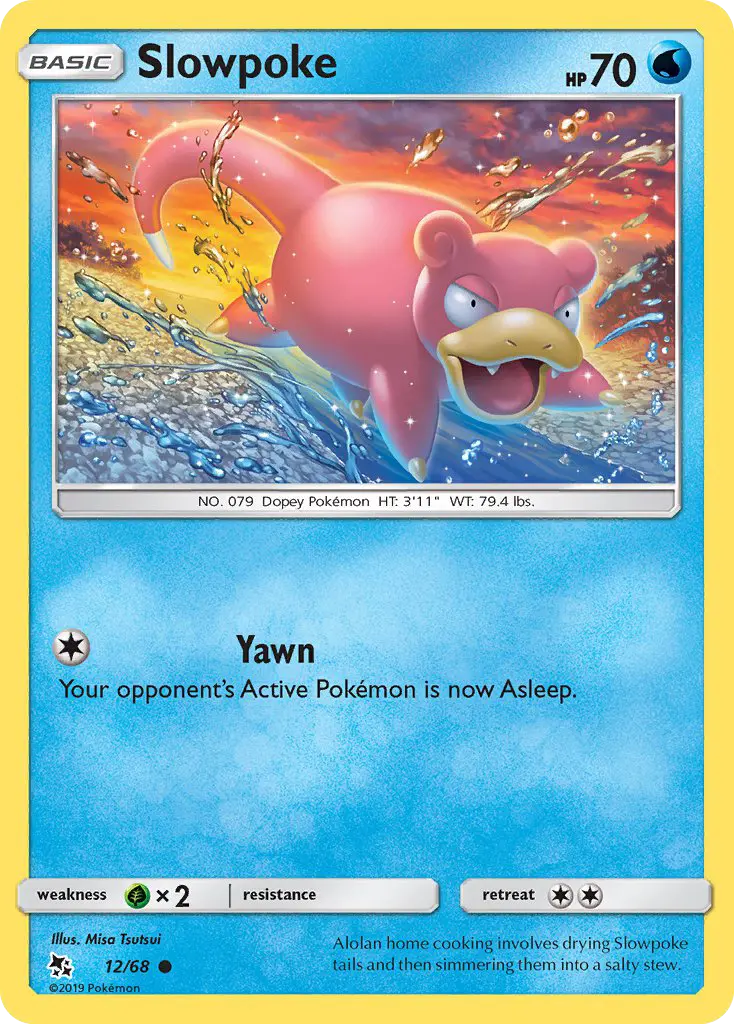 Slowpoke, Pokémon card