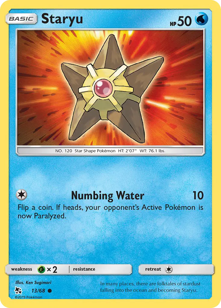 Staryu, Pokémon card
