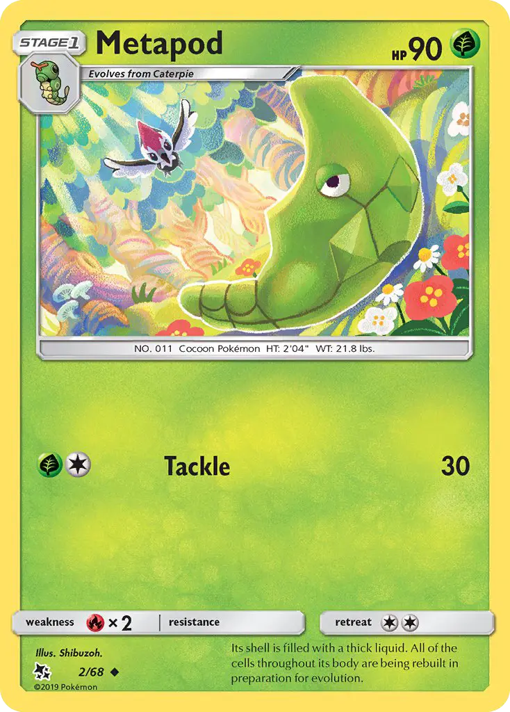 Metapod, Pokémon card