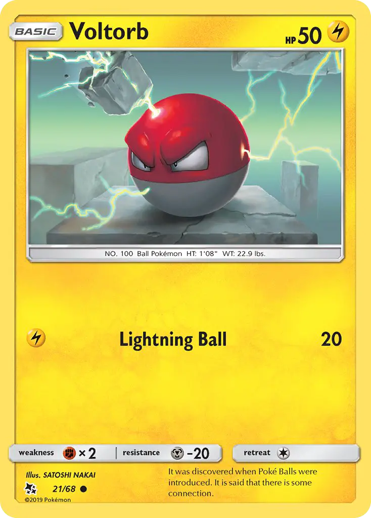 Voltorb, Pokémon card