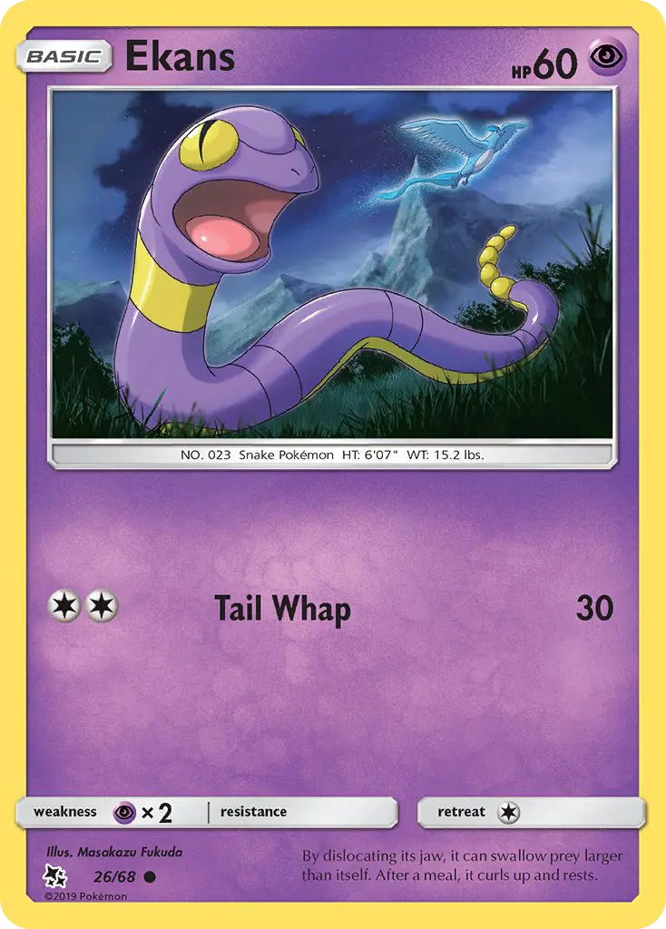 Ekans, Pokémon card